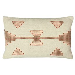 furn. Sonny Polyester Filled Cushion, Cotton, Brick