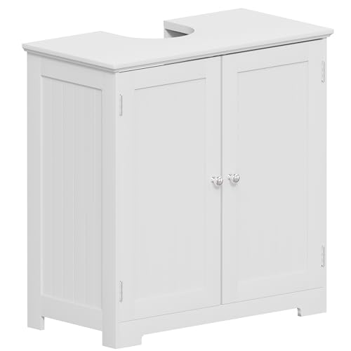 Bath Vida Priano 2 Door Bathroom Bathroom Storage Unit 30 x 60 x 60 cm White
