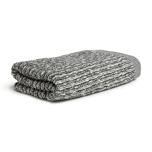 Möve Brooklyn Pinstripe Hand Towel 50 x 100 cm Natural/Black