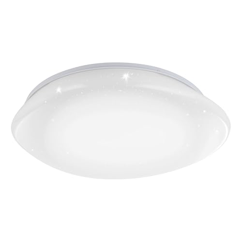 Eglo LED Ceiling Light Sileras, 1-Flame Ceiling lamp with Starry Sky Effect