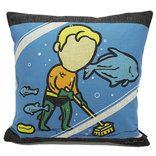 Home Elements Aquarium - Superheroes' Part-Time Job Collection Cushion Cover