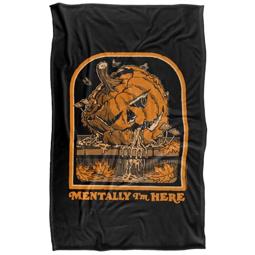 Steven Rhodes Mentally I'M Here Silky Touch Super Soft Throw Blanket 91 X 147 Cm