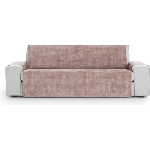 ECOMMERC3 - Universal and Versatile 4 Seater Sofa Cover ??? Pink Sofa Cover Protector Easy to Install for Back, Seat and Arms