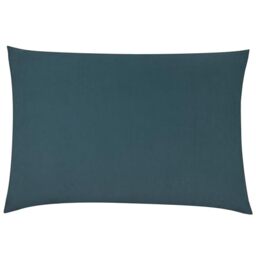 furn. Contra Polyester Filled Cushion – Luxuriously Soft Velvet Pillow With Plain Reverse (Slate Blue – 40x60cm)