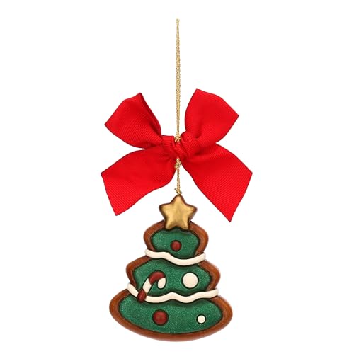 THUN - Christmas Tree Decoration Ceramic Large -Thunland - 6.5 x 2 x 7.5 cm