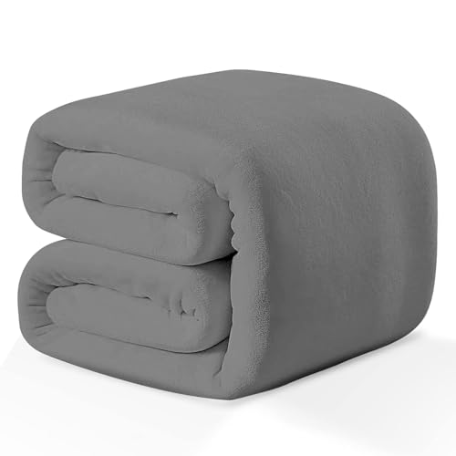 Terry Towelling Double Mattress Protector - Waterproof Fitted, Anti Allergic & Durable - Poly Cotton (190 x 137 x 25 Cm), Charcoal