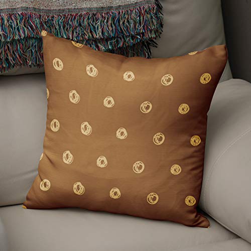 Bonamaison Decorative Cushion Cover Brown Tones, Throw Pillow Covers, Home Decorative Pillowcases for Livingroom, Sofa, Bedroom, Size:50x50 Cm - Designed and Manufactured in Turkey