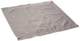 Garnier Thiebaut Ava Cushion Cover Plain, Cotton, gray, 40x40 cm