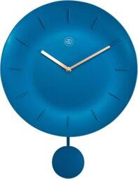 N*XT nXt - Wall clock - Ø 30 cm - Plastic - Turquoise - 'Bowl'