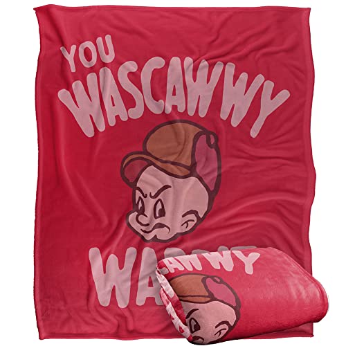 LOONEY TUNES Blanket, 152 x 127 cm The Wascally Wabbit Silky Touch Super Soft Throw Blanket