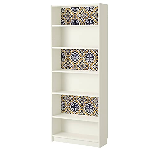 WALPLUS Talavera Tiles Wall Stickers, Vinyl, Multi-Colour, 63.5 x 63.5 x 3 cm