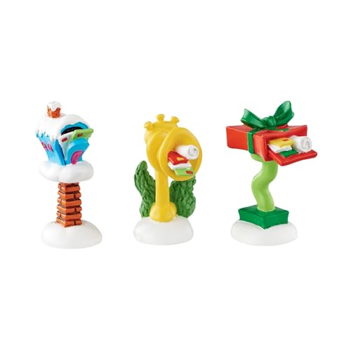 Department 56 Grinch Village by D56 Who Ville Wacky Mailboxes Figurine