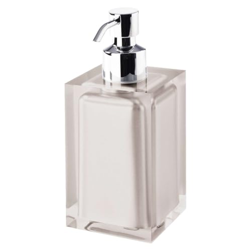 Gedy Rainbow Soap Dispenser, Resin, Beige, 7x7x16.2