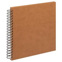 walther Design Photo Album Light Brown 26 x 26 cm Imitation Leather 6SK2626C20E