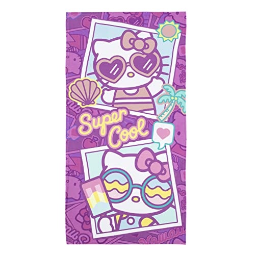 "Northwest Beach Towel, 30"" x 60"", Hello Kitty Cool Summer"