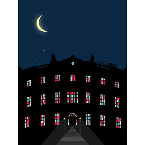 Wee Blue Coo Bute House Edinburgh Large Wall Art Print 18X24