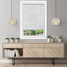 "Achim Home Furnishings Window Blinds, Vinyl, White, 30"" x 64"""