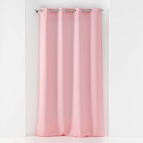 Douceur d'Intérieur, Eyelet Curtain 140 x 180 cm Soane Pink