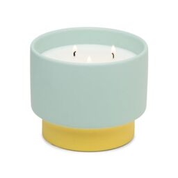 Paddywax Scented Candles Colour Block Collection Candle in Reusable Ceramic Jar, 453 Grams, Minty Verde