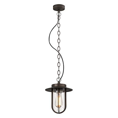 Astro Montparnasse Pendant Outdoor Pendant - IP44 Rated - (Bronze), E27/ES Lamp, Designed in Britain - 1096010-3 Years Guarantee
