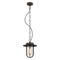 Astro Montparnasse Pendant Outdoor Pendant - IP44 Rated - (Bronze), E27/ES Lamp, Designed in Britain - 1096010-3 Years Guarantee