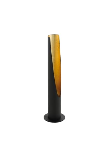 Eglo Table lamp Barbotto, 1 Bulb Table Light, Steel Rod Lamp, Colour: Black