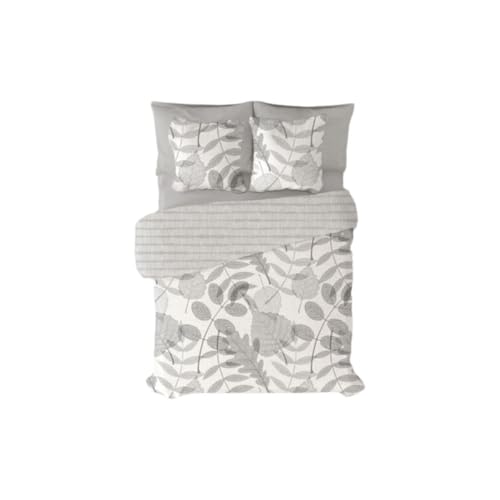 Pierre Cardin Duvet Cover Set Nestor Grey 105 Bed 3 Pieces