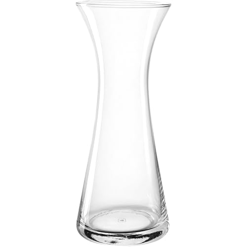 LEONARDO HOME GIA Vase • 1 Piece • Timeless Glass Vase • Transparent Flower Vase for Tied Bouquets • Diameter 6 cm • Classic Design for Any Situation • Height 28 cm • Clear • 025372