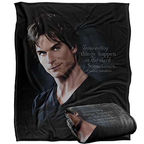 Vampire Diaries Sometimes Officially Licensed Silky Touch Super Soft Throw Blanket 152 x 127 cm