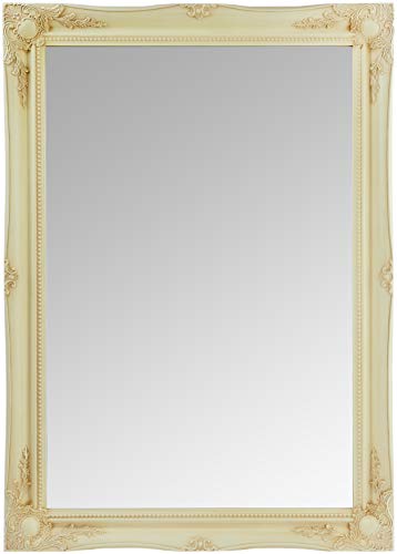 "Fabulous Mirrors Cream/Ivory Stunning Ornate Shabby Chic Decorative-Bevelled Mirror-Fast Despatch-Insured in Transit-Save ££s (42""x30"" 107cm x 76cm), Wood,829127160-2"