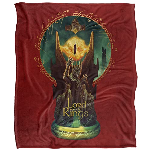 Wb 100Th Lord Of The Rings Barad-Dur Sauron Silky Touch Super Soft Throw Blanket 152 X 127 Cm