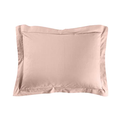 douceur d'intérieur, Pillowcase 50 x 70 cm, Lina Pink, 100% Cotton