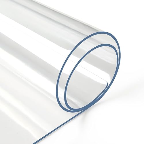 Deep Dream 2.0mm Clear Desk Cover Protector, 16??24 Inch Clear Table Protector, Rectangular Vinyl Desk Pad, PVC Plastic Table Cover for Office, Dresser, Night Stand, Computer & Writing Desk Tabletop