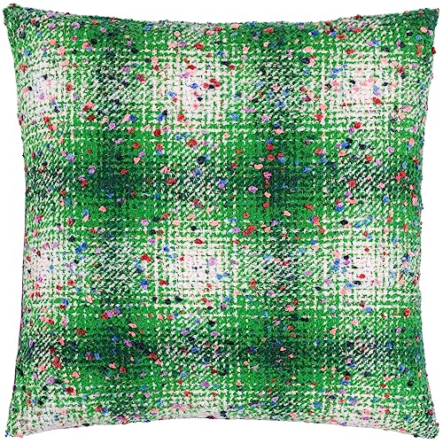 furn. Heya Home Connie Check Feather Filled Cushion
