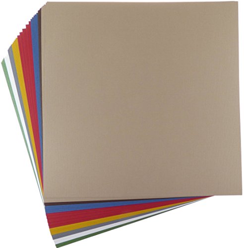 My Minds Eye My Minds Eyes Cardstock Set in 8 Different Colours , Sheet of 40