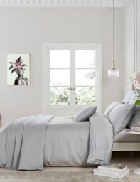 Ted Baker Plain Dye Duvet Cover Silver