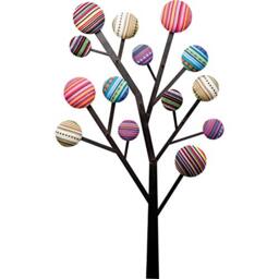 Kare Design Wall coat rack Bubble Tree, Black, 111x67x5 cm, Wall racks, Design, Home decor, Canvas, Modern, Home design, Interior, Decoration, Home trend, Gift, Table decor, Living room
