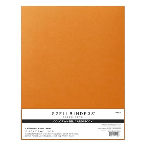 A4 Halloween Assortment ColorWheel Cardstock - 10 Sheets
