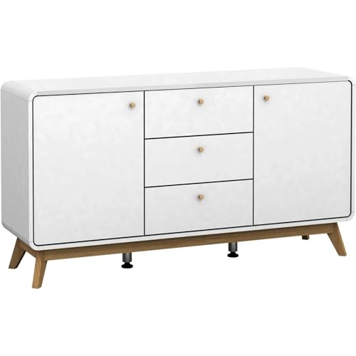 DHP Furniture Cassie Sideboard, White