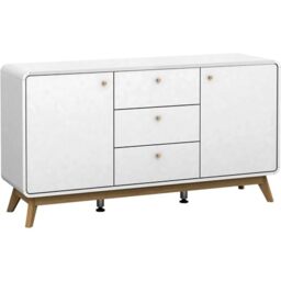 DHP Furniture Cassie Sideboard, White