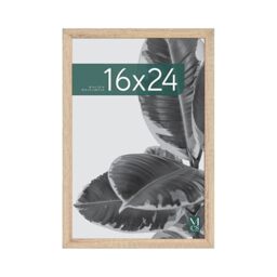 MCS Studio Gallery 16x24 Picture Frame Natural Woodgrain, Photo Frame for Photos, Posters & Art Prints (1-Pack)