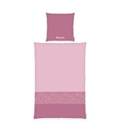 Klaus Herding GmbH Bench Bed Linen, Pillowcase Approx. 80 x 80 cm, Duvet Cover Approx. 135 x 200 cm, with Smooth Zip, 100% Cotton/Renforcé