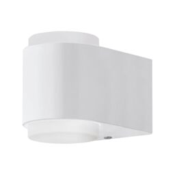 EGLO LED wall light Briones, Indoor Wall Lamp, White Die-Cast Aluminium