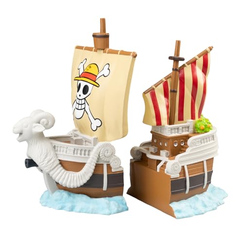 Grupo Erik Bookends - One Piece Manga - Going Merry Book End, Anime Gifts, One Piece Merch Book Ends for Shelves, Room Decor, Home Decor, New Home Gifts for Friends