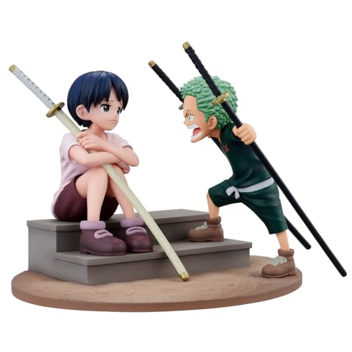 Ichibansho Figure - One Piece - Roronoa Zoro & Kuina (Road to Down), Bandai Spirits Revible Moment Collectible Statue