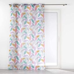 Douceur d'Intérieur Fantasia Printed Eyelet Curtain 140 x 240 cm Sandblasted
