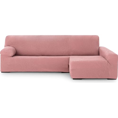 ECOMMERC3 Chaiselong - Universal and Versatile Long Right Arm Sofa Cover - Chaiselong Pink Protector Easy to Install for Back, Seat and Arms