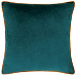furn. Meridian Polyester Filled Cushion (Teal/Tiger - 45 x 45cm)