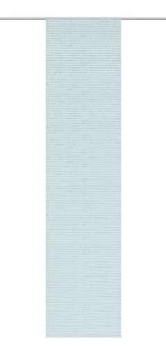 Home Fashion Panel Curtain Natural Look Polyester 245 x 60 cm Aqua