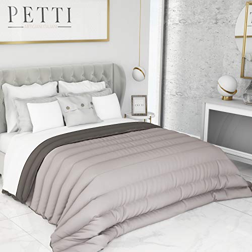 PETTI Artigiani Italiani - Quilted Duvet, Quilts, Warm and Soft Comforter, Microfiber Duvet, 100% Made in Italy